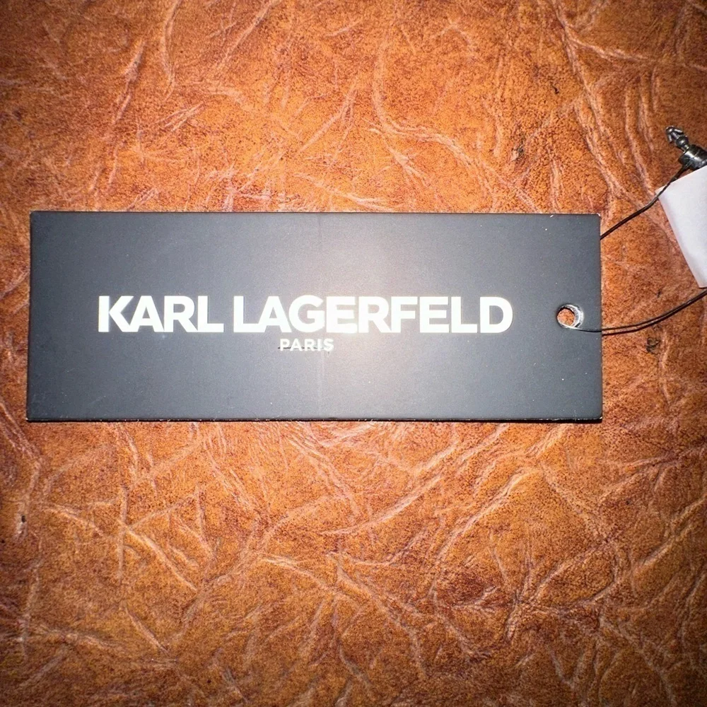 NWT Super cute CHOUPETTE AND KARL EMBELLISHED SCARF from KARL LAGERFELD PARIS.